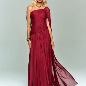 Ruched Elegant Maxi Dress