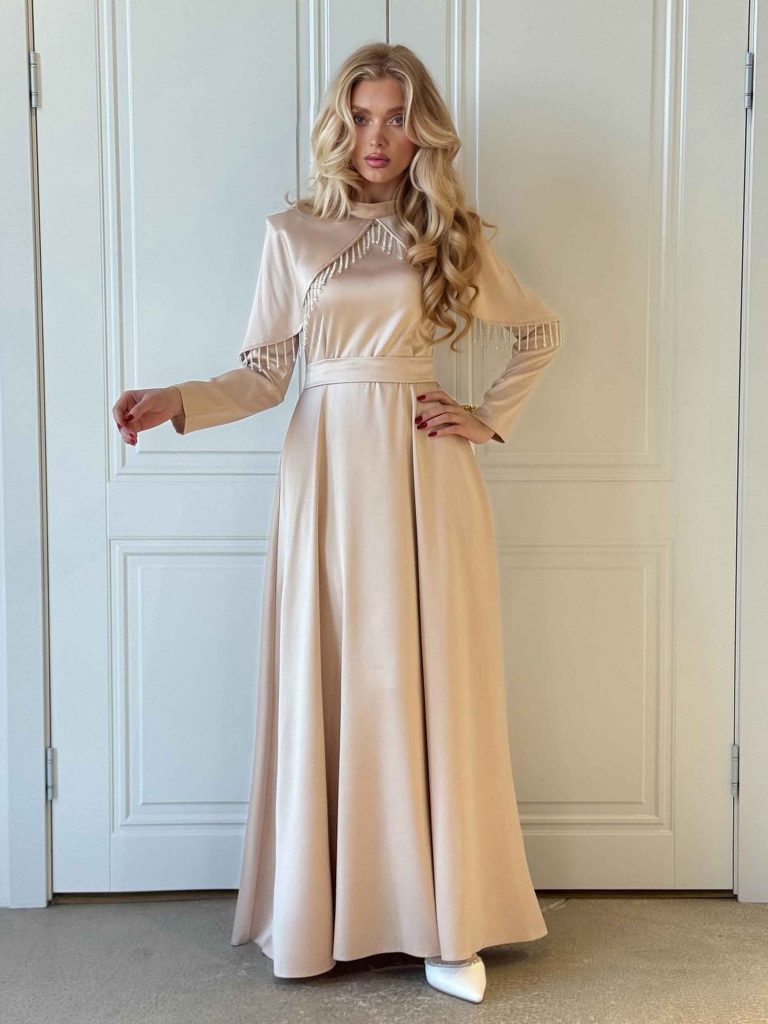 Satin Elegant Maxi Dress