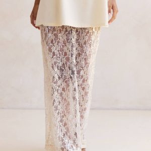 Lace Sheer Elegant Maxi Dress