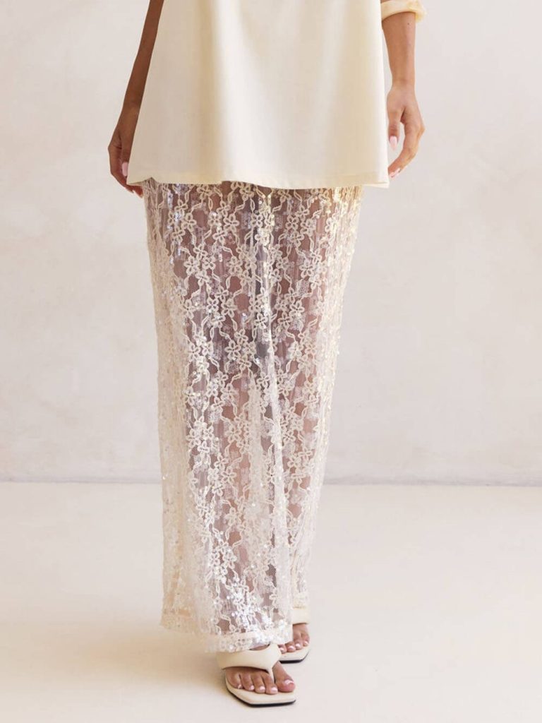 Lace Sheer Elegant Maxi Dress