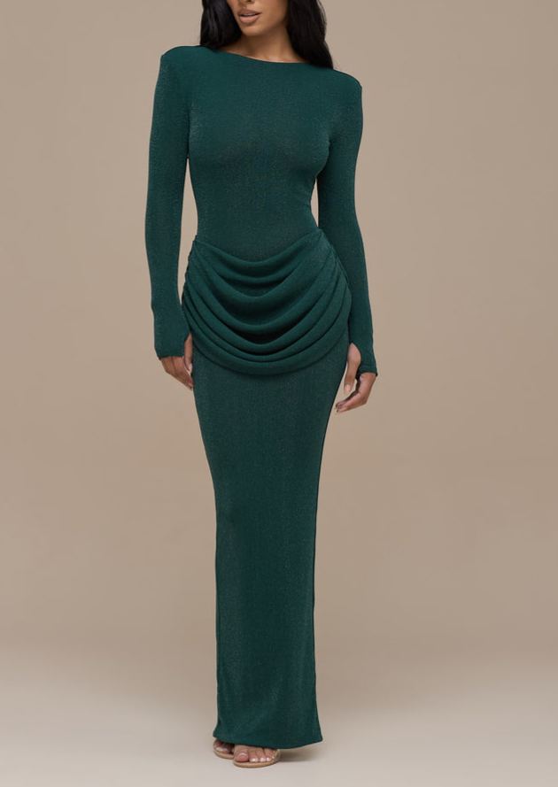 Long Sleeve Elegant Maxi Dress