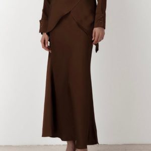 Satin Elegant Maxi Dress