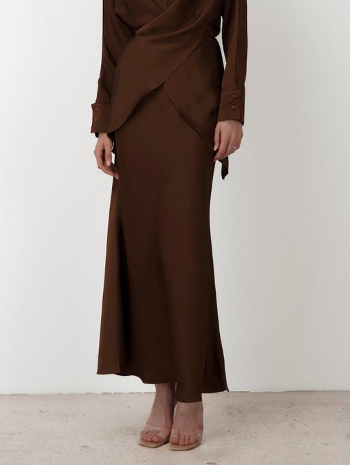 Satin Elegant Maxi Dress